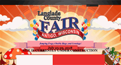 Desktop Screenshot of langladecountyfair.com